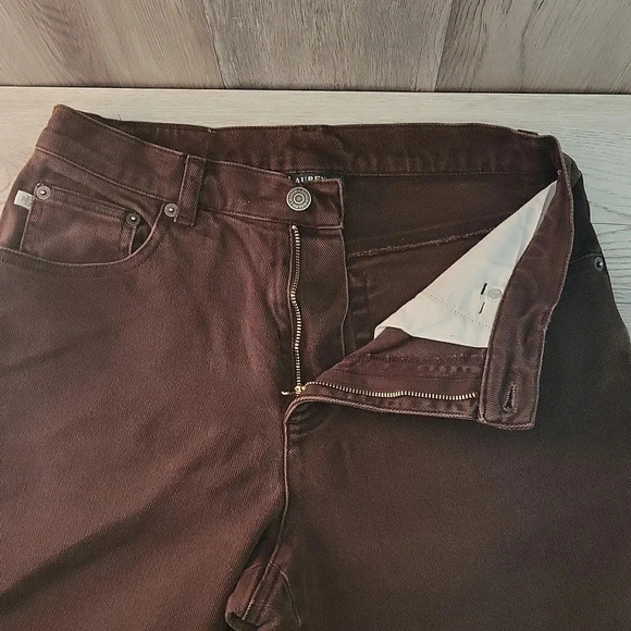 🛍Lauren‎ Ralph Lauren Brown Straight Leg 5 Pocket Casual Denim Jeans Womens 6 - Picture 8 of 11